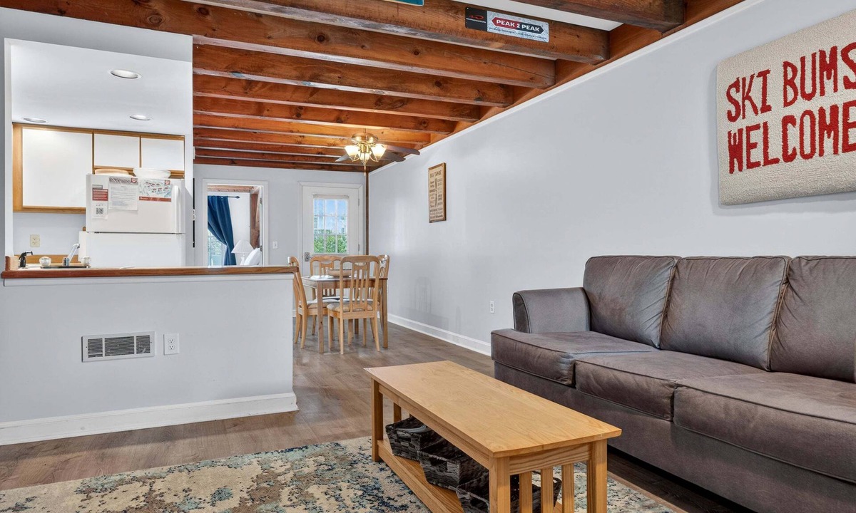 Sunday River Area Condo | Riverbend 29 - Post and Beam Condo