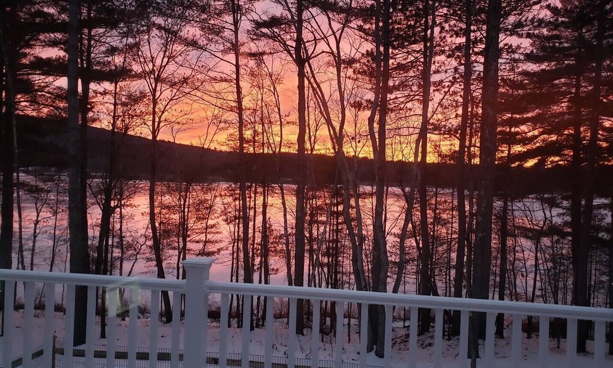 West Newfield House | Rock Haven Lake Vacation Rental | Peaceful Waterfront Escape with Dock, Kayaks & Pet-Friendly Comfort