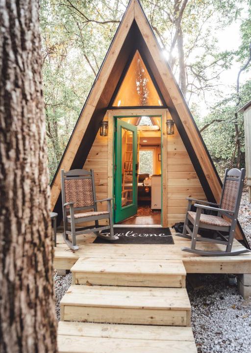 Rockbridge Apartment | Romantic A-Frame Couples Retreat Cozy and 12 Acres