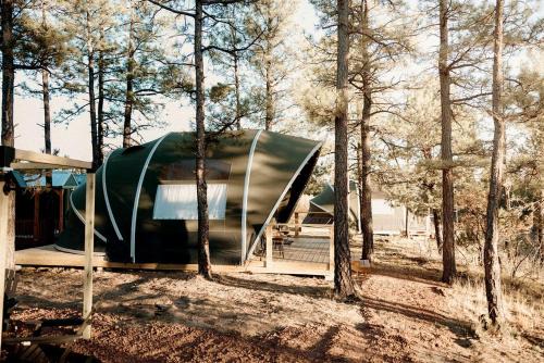 McIntosh Other | Scenic Mountain Glamping Tent with Orchard & Farm Animals near Quarai Ruins in Torreon, New Mexico
