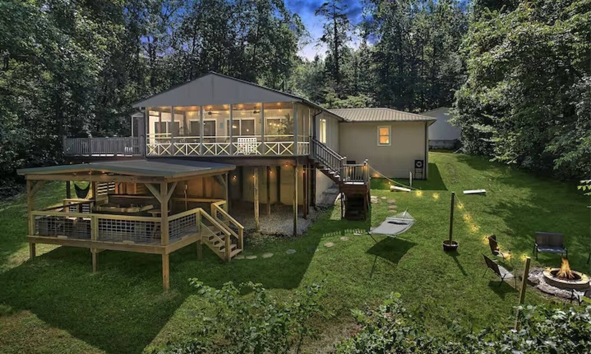 Clarkson House | Scenic waterfront & lake view home w/LARGE hot tub!