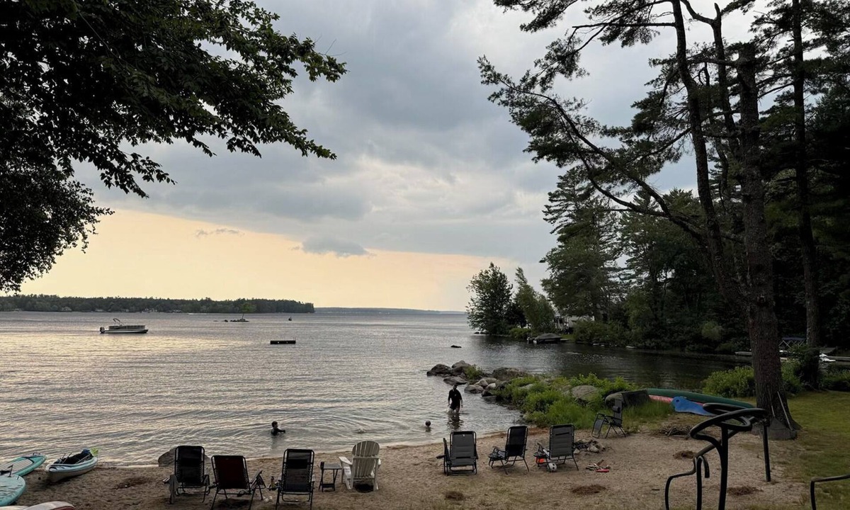 South Casco House | Sebago Lake Camp Sandy Beach Jordan Bay Raymond Maine Rental Saturday-Saturday