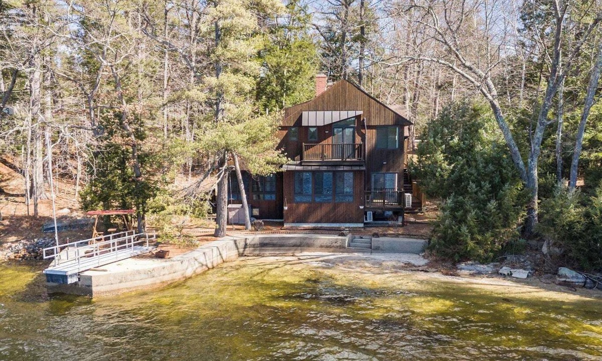 South Casco House | Sebago Lake Retreat with Stunning Sunsets, Dock & Sandy Beach