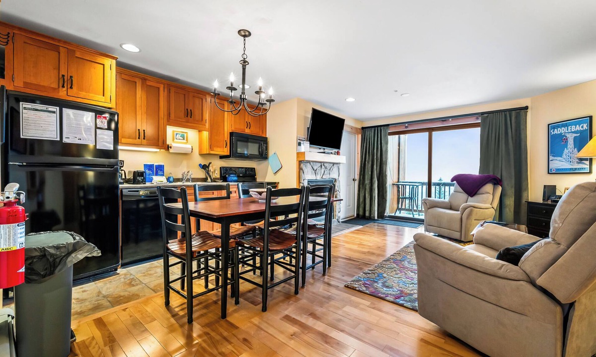 Rangeley Condo | South Branch Condo 15-2 - Saddleback Mountain Ski in Ski out condo