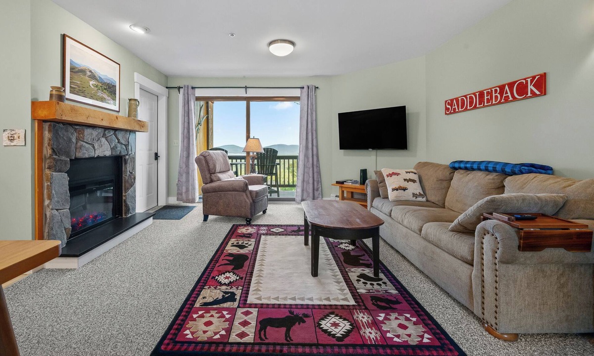 Rangeley Condo | South Branch 7-2 | Cute and Cozy Ski-in/Ski-out Condo at South Branch