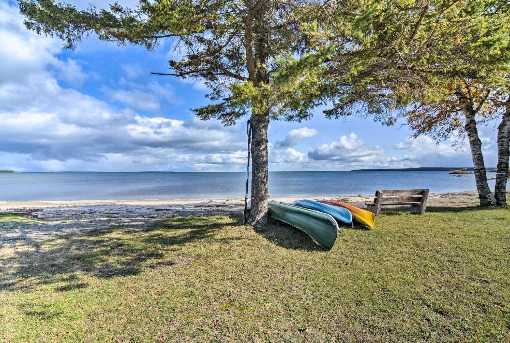 St Ignace House | St. Ignace Cottage w/Deck & Beach on Lake Huron!