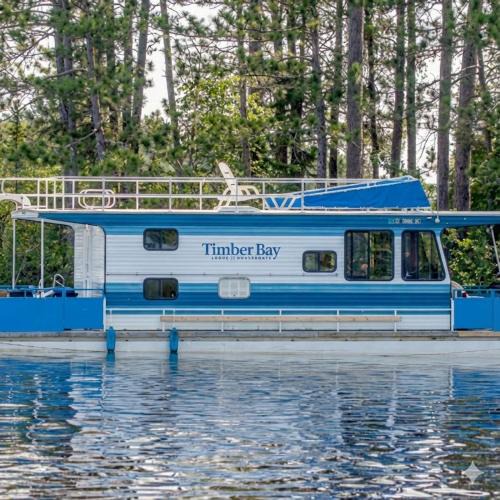 Babbitt Boat Rental | Stylish Vintage Houseboat - Floating Cabin - Fast Wi-Fi HB04