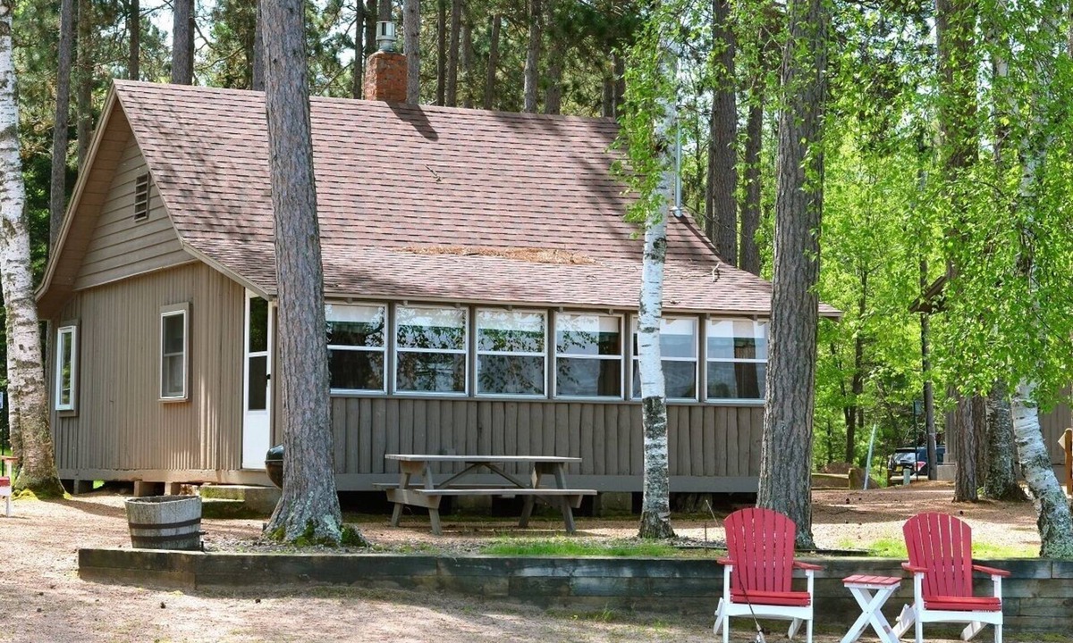 St Germain Cabin | sunset views in Lovely lakefront cabin with AC in charming Saint Germain