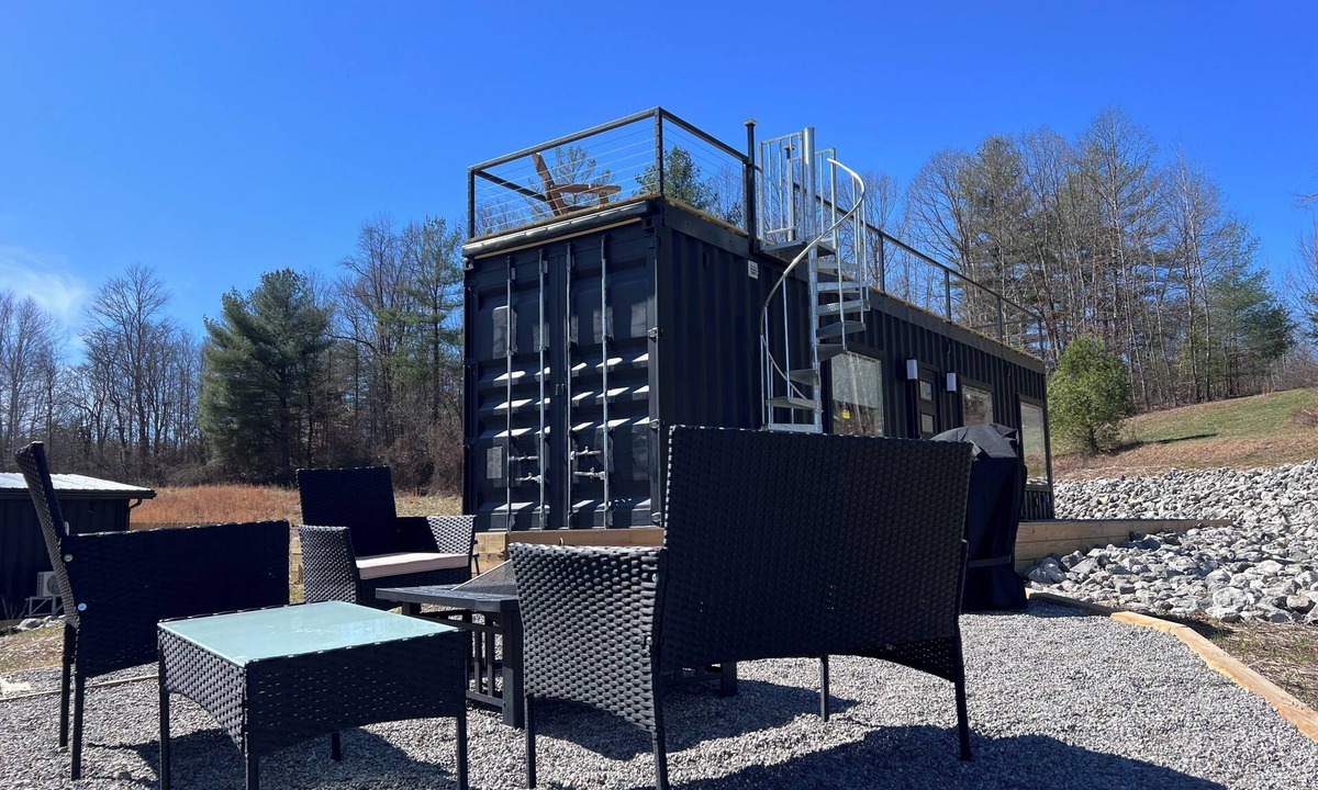 Athens House | The Cardinal- Unique Container home 5 minutes outside of downtown Athens and OU.