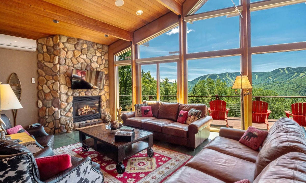 Sunday River Area House | The Ridge House-Modern Chalet! Spectacular Slope Views