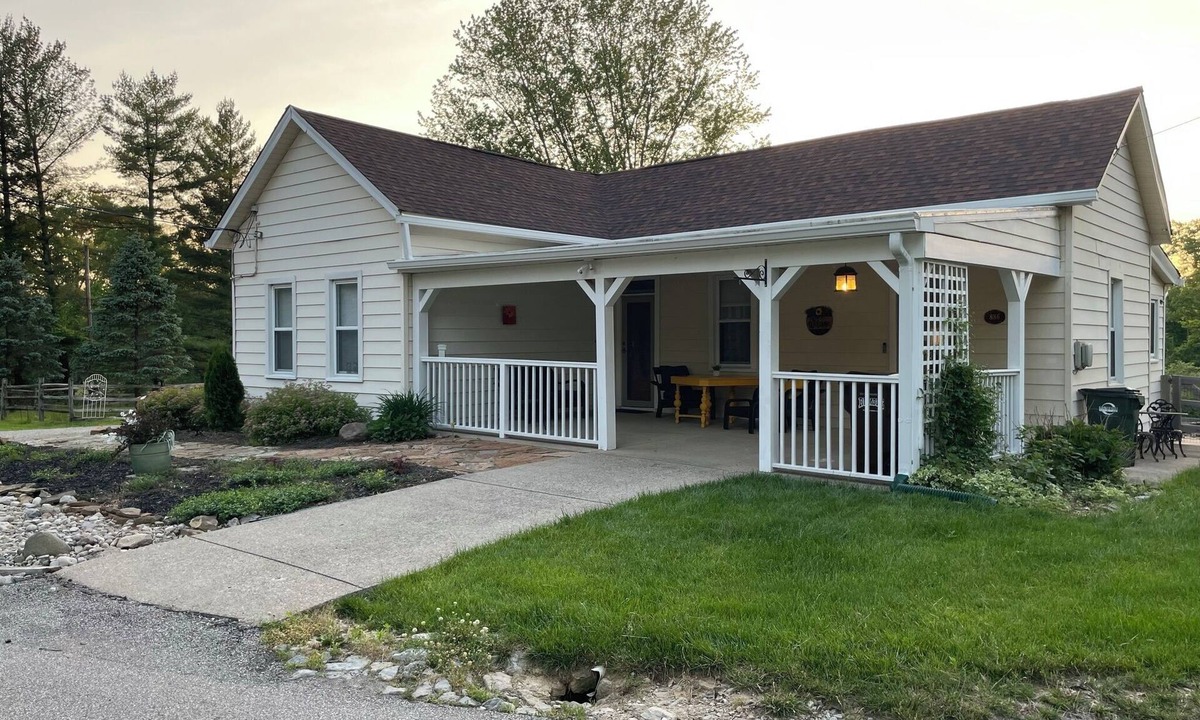 Loveland House | This spacious family getaway is very private on one acre of land.