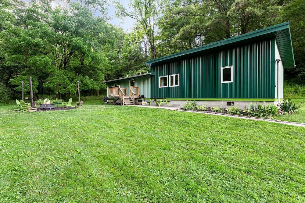 Logan Cottage | Tranquil Hocking Hills Cottage at Old Mans Cave Perfect for a Pet-Friendly Getaway with Private Outdoor Jacuzzi