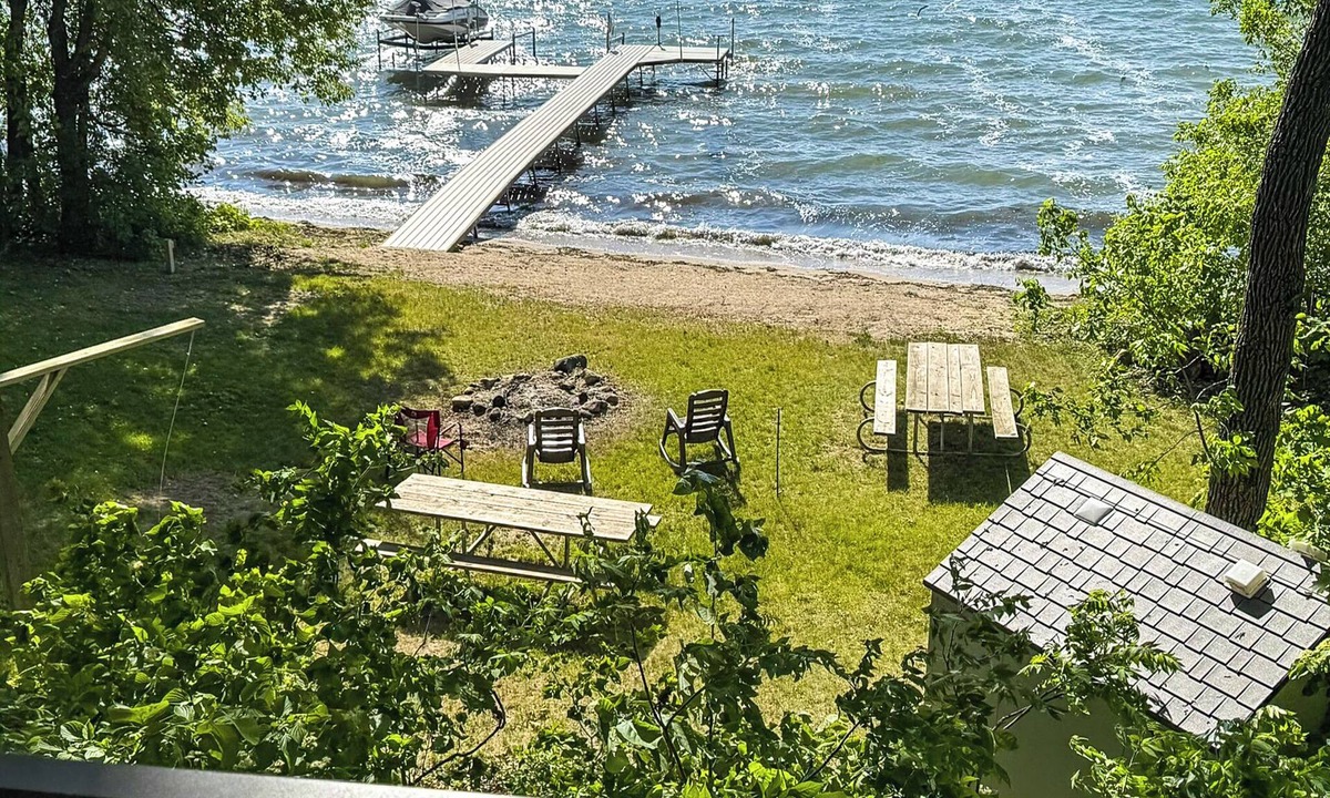 Cass Lake Cabin | Waterfront Leech Lake Cabin: Dock, Fire Pit, Deck