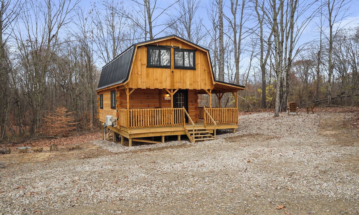 Nelsonville Cabin | Woodside Retreat — A Hidden Cabin Getaway- Where Nature Meets Comfort