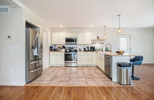 Mears House | 0.4Mi from Beach! Luxe Home w/Hot Tub/Barrel Sauna