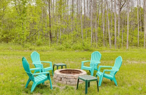 Higgins Lake House | 0.5 MI to Higgins Lake: Home w/Fire Pit & Yard