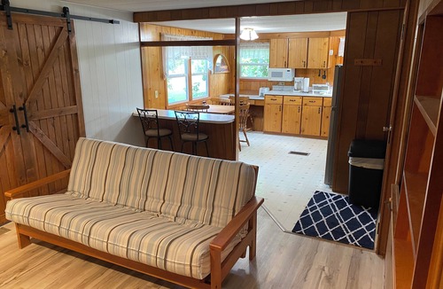 Grawn House | 2-bedroom Vintage mobile home in delightful Grawn with AC