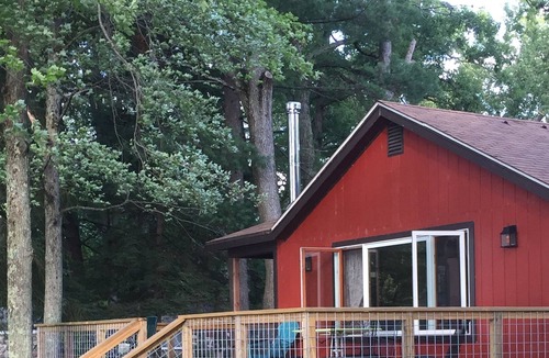 Baldwin Cottage | 2 cottages on Whalen lake/ Baldwin MI Sleeps 12. Steps from sandy beach