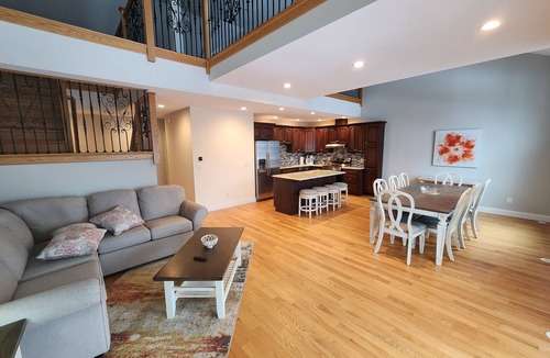Ludington Condo | #2 Lakefront Hamlin Lake Retreat - Sleeps 10