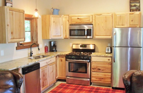 Grand Rapids Cabin | 2015 Built Lakeshore Cabin with 220 of shoreline, sandy beach on 8 private acres
