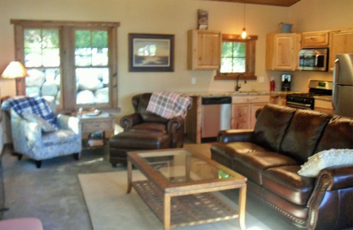 Grand Rapids Cabin | 2015 Built Lakeshore Cabin with 220 of shoreline, sandy beach on 8 private acres