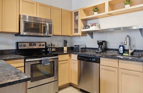 Strip District Apartment | 2BR Historic Loft Retreat With Pool & Gym