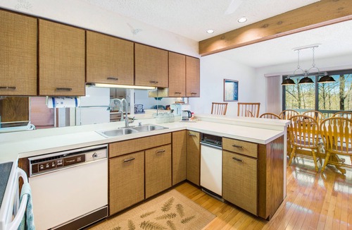 Harbor Springs Condo | 3-story dog-friendly condo w/free WiFi, balcony, shared heated pool, fireplace
