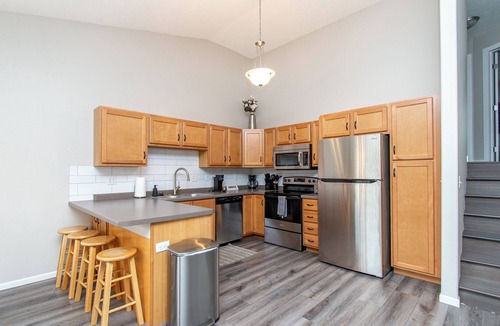 West Fargo House | 3BR I King, Patio, Garage, Self-Checkin, Smart TVs