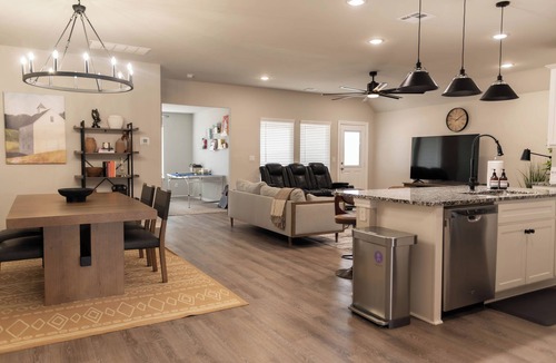Oklahoma City House | 4-Bedroom New House in OKC with Gym, Fast WiFi, 8 Beds - Sleeps 12, Car Garage