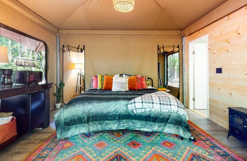South Casco House | 557 Glamping Tent at Point Sebago Resort
