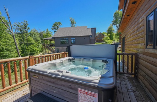 McHenry Cabin | 6BR New Build, Hot Tub, Fire Pit, Mtn. Views
