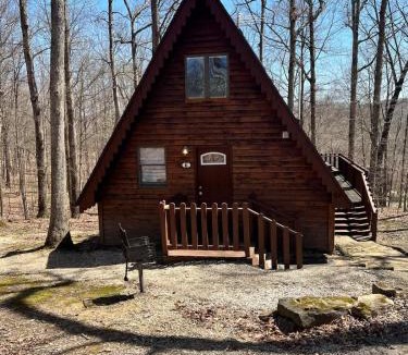 Eckerty House | A-Frame Cabin #6 with Hot Tub on Patoka Lake in Southern Indiana