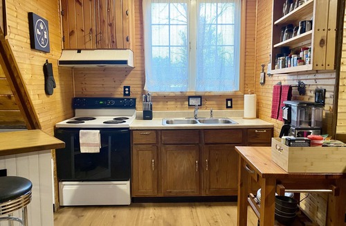 Grayling Cabin | A-Frame near Ausable River, also a great place for hunting and golf trips