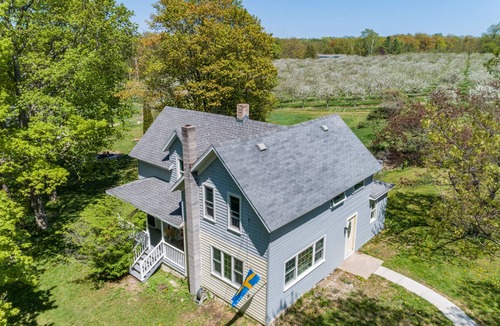 Sister Bay House | A historic completely restored home on a five acre cherry orchard- pet friendly!