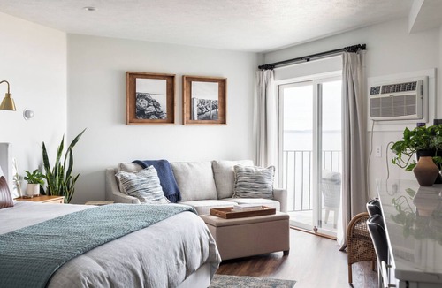 Traverse City Apartment | "A Room with a View" East Bay Waterfront with Pool
