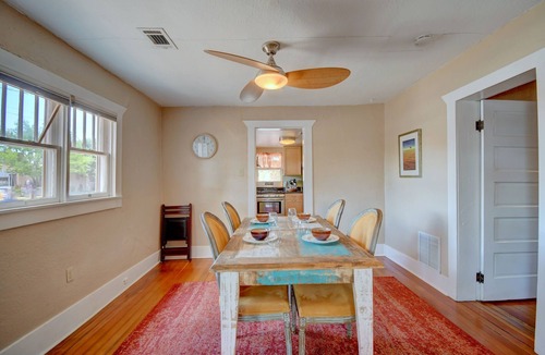 Downtown Albuquerque House | Adobe Abode: Old Town, Fenced Yard, Fire Pit, WFH