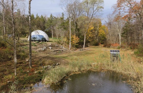 Dover Plains Ski Chalet | Architect-Designed Dome on Private 7-Acre Retreat