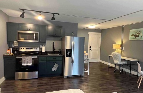 Bellefontaine Apartment | Arctic Inspired 1BR Flat - Downtown Bellefontaine