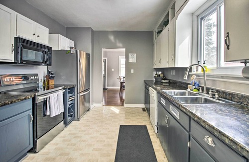 Aurora House | Aurora Outdoorsy Getaway w/Deck & Grill!
