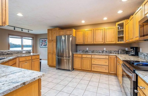 Interlochen House | Bass Lake Lodge · Private Beach · Sleeps 14