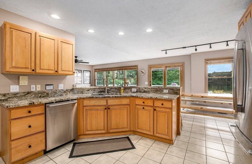 Interlochen House | Bass Lake Lodge · Private Beach · Sleeps 14