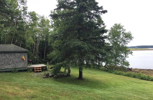 Eastport Cabin | Bayside Cabin set on the edge of Cobscook Bay facing the beautiful Sunset!