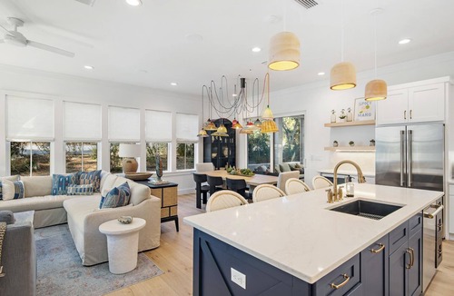 Lakeside at Blue Mountain Beach House | Beach Chic Blue Mountain Cottage w/Game Room & Screened Porch