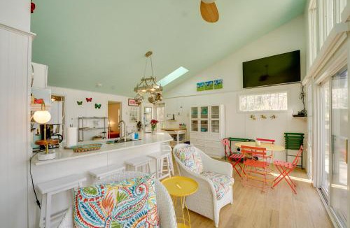 Muskegon House | Beachfront Lake Michigan Cottage: Fire Pit & Deck