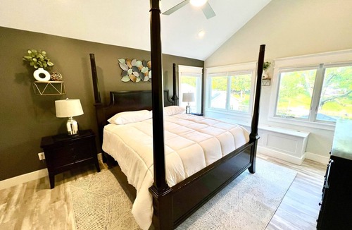 Huron House | Beautiful Home with inground pool & boat dock!
