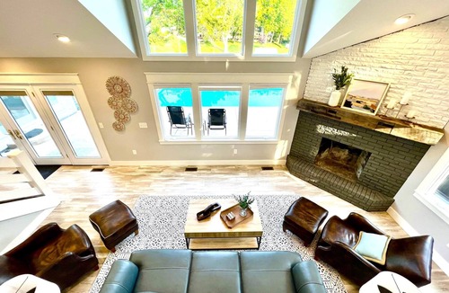 Huron House | Beautiful Home with inground pool & boat dock!