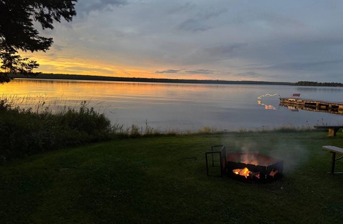 Skanee Cottage | Beautiful Huron Bay sunsets from your own private beach.