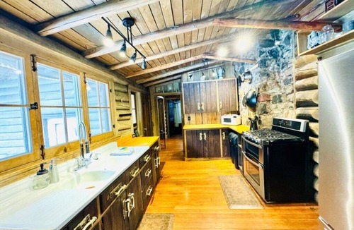 Duluth Cabin | Beautiful Secluded Lake Front Retreat | 100 yr old Log Lodge | Dog-Kid Friendly