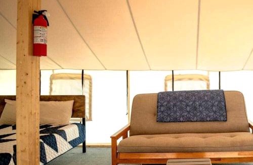 Logan Other | Beautiful Tented Cabin Nestled Amidst Trees with Incredible Hiking Trails Near in Logan, Ohio