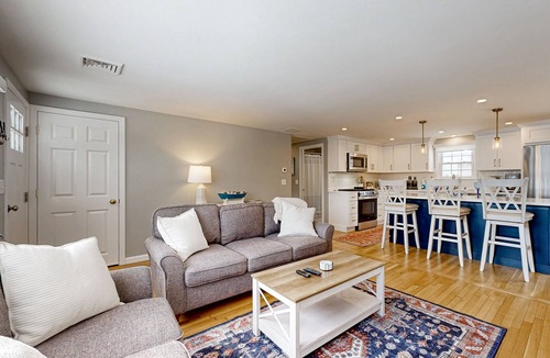 East Dennis House | Beautifully renovated home near Scargo Lake with deck, W/D, AC, games, & yard
